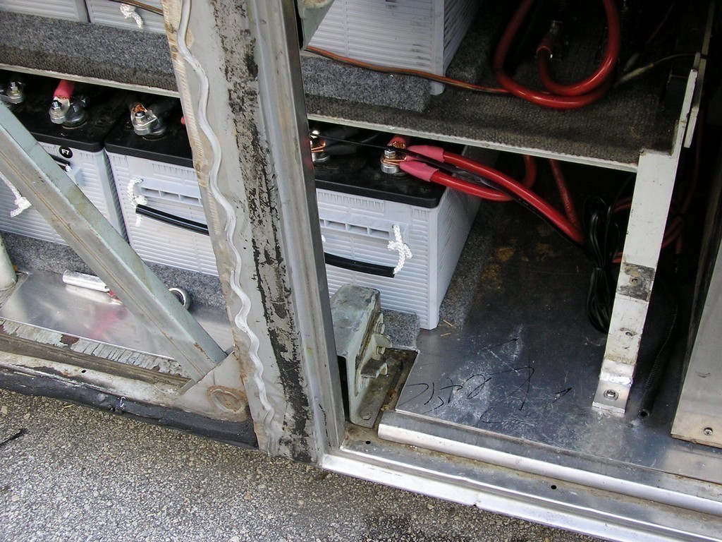 Battery bay redone by Excalibur with new floor