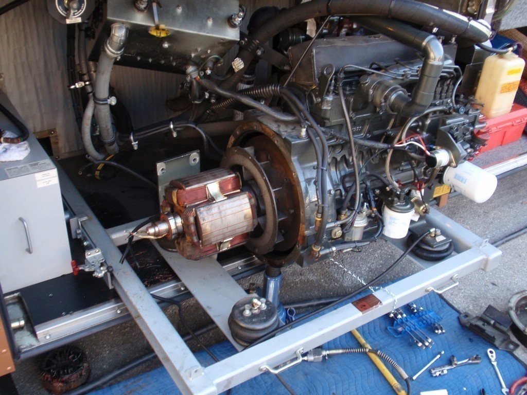Prevost Motorhome Class A - Generator Rebuild by Excalibur Coach