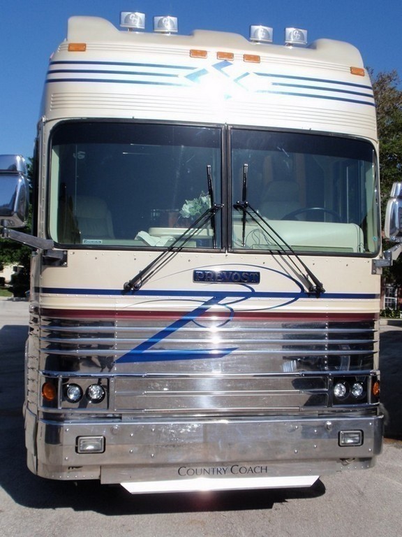 1999 Prevost XL Country Coach with Excalibur Coach Front Updated