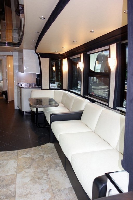 - Prevost XL II Salon Slide repaired by Excalibur Coach