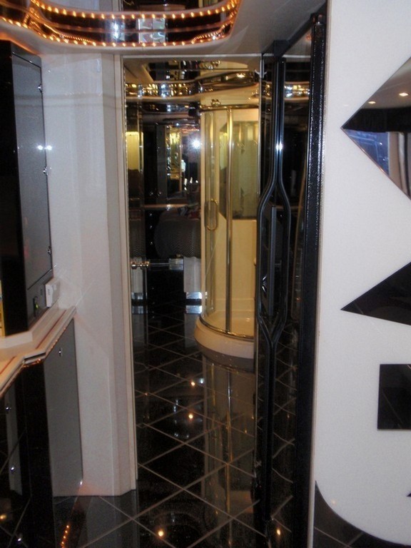 Prevost Featherlite H3-45 New Granite Floors by Excalibur Coach