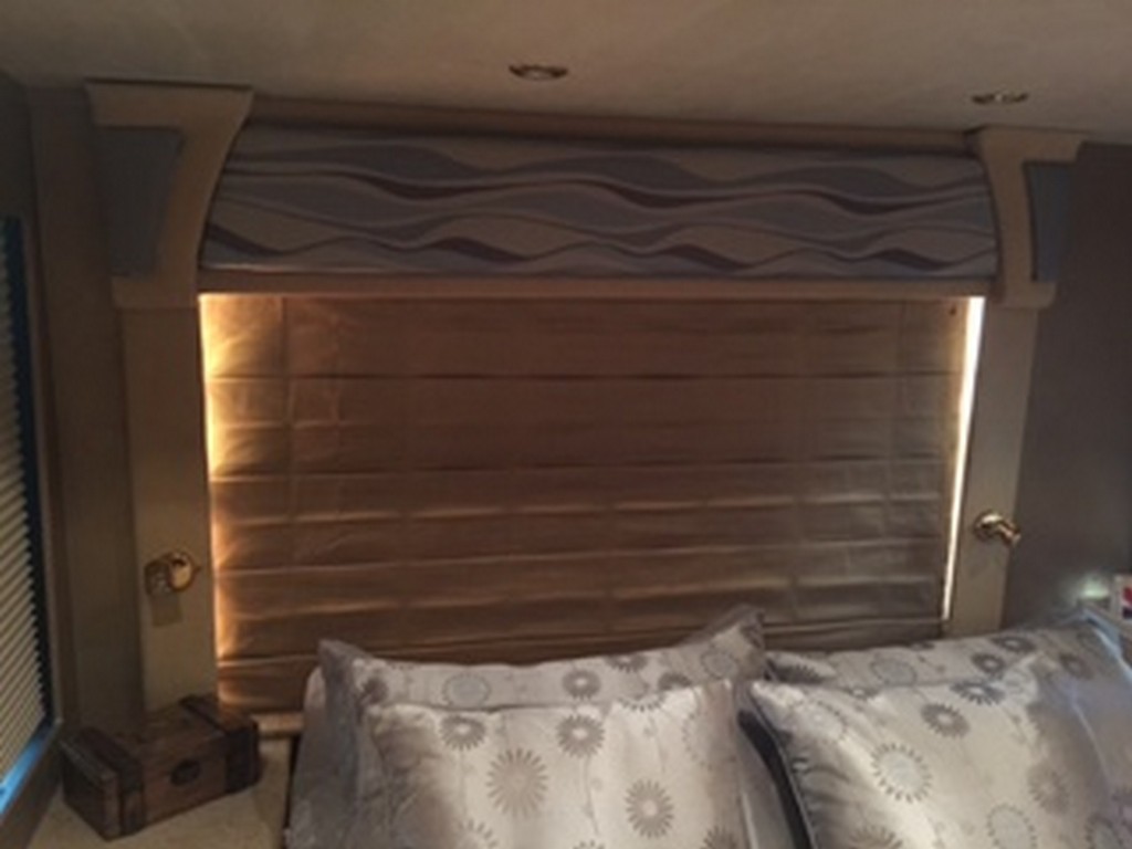 Prevost H3-45 before new headboard design by Excalibur Coach