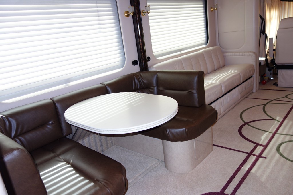 Prevost Newell new UPHOLSTERY Sleeper Sofa and Dinette by Excalibur Coach