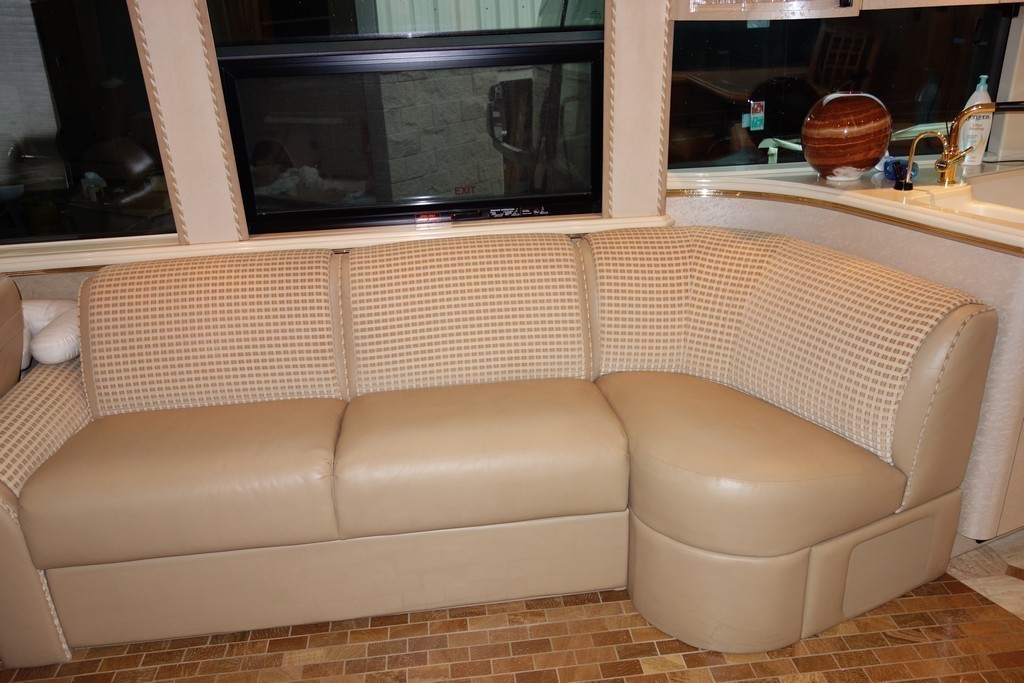 Prevost XL II Marathon Excalibur Coach before new upholstery design