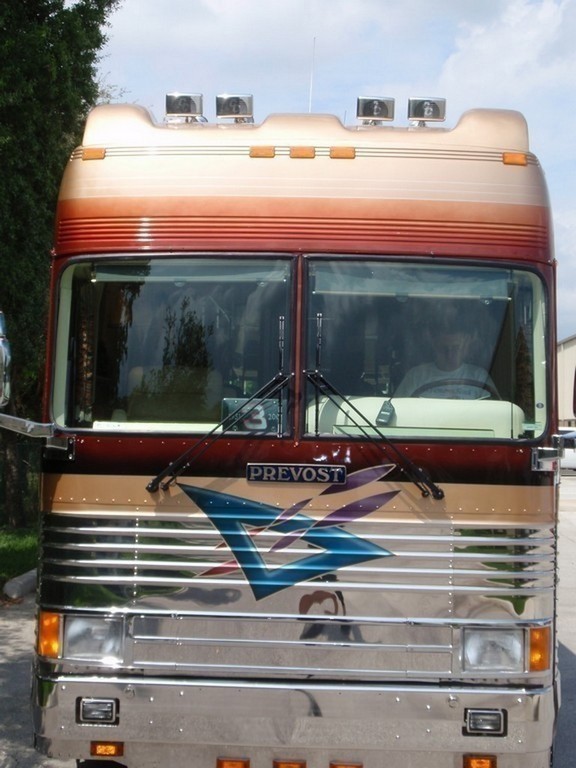 002 Prevost XL new awnings and front cap by Excalibur Coach XL - XLII - H3-45 - Motorhomes