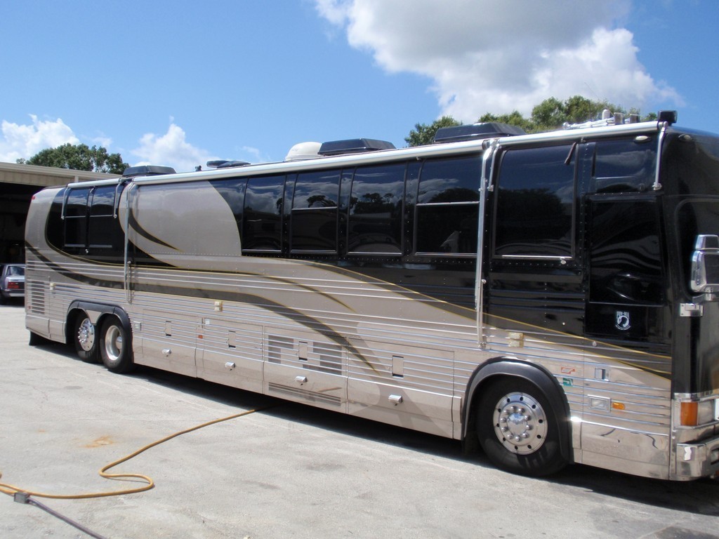 Prevost XL Before new Excalibur Coach Awning Pkg XL - XLII - H3-45 - Motorhome