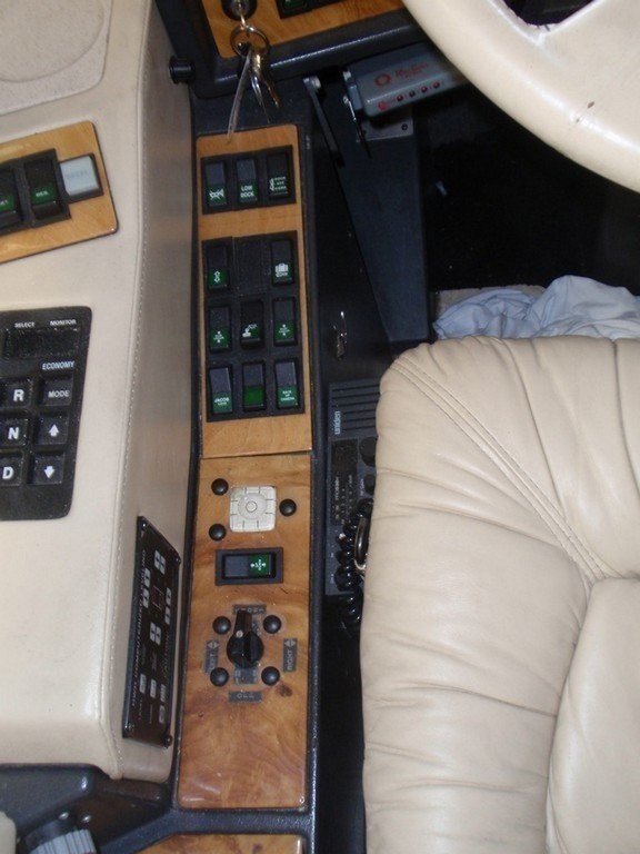 Prevost - Left side console before upgrade by Excalibur Coach
