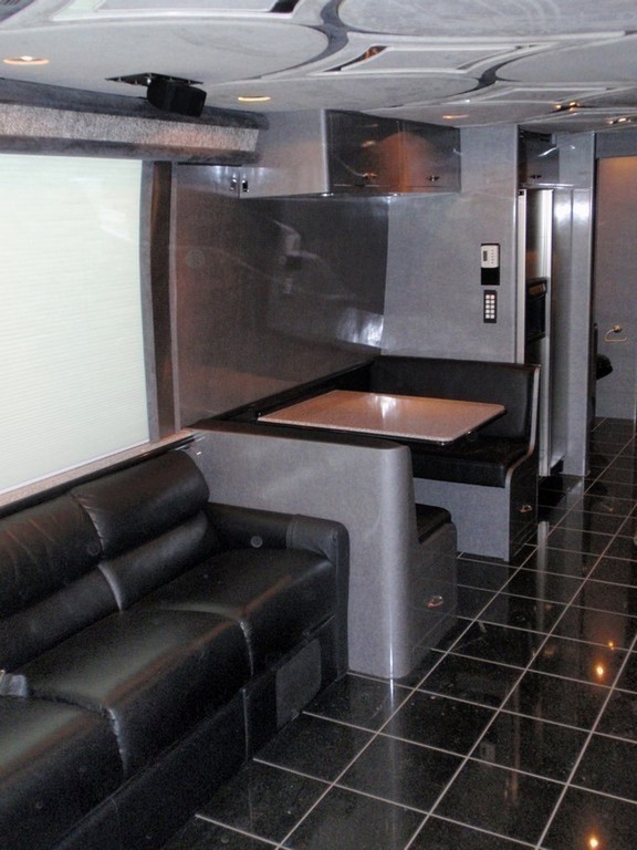 New Dinette and flooring Remodeled by Excalibur Coach
