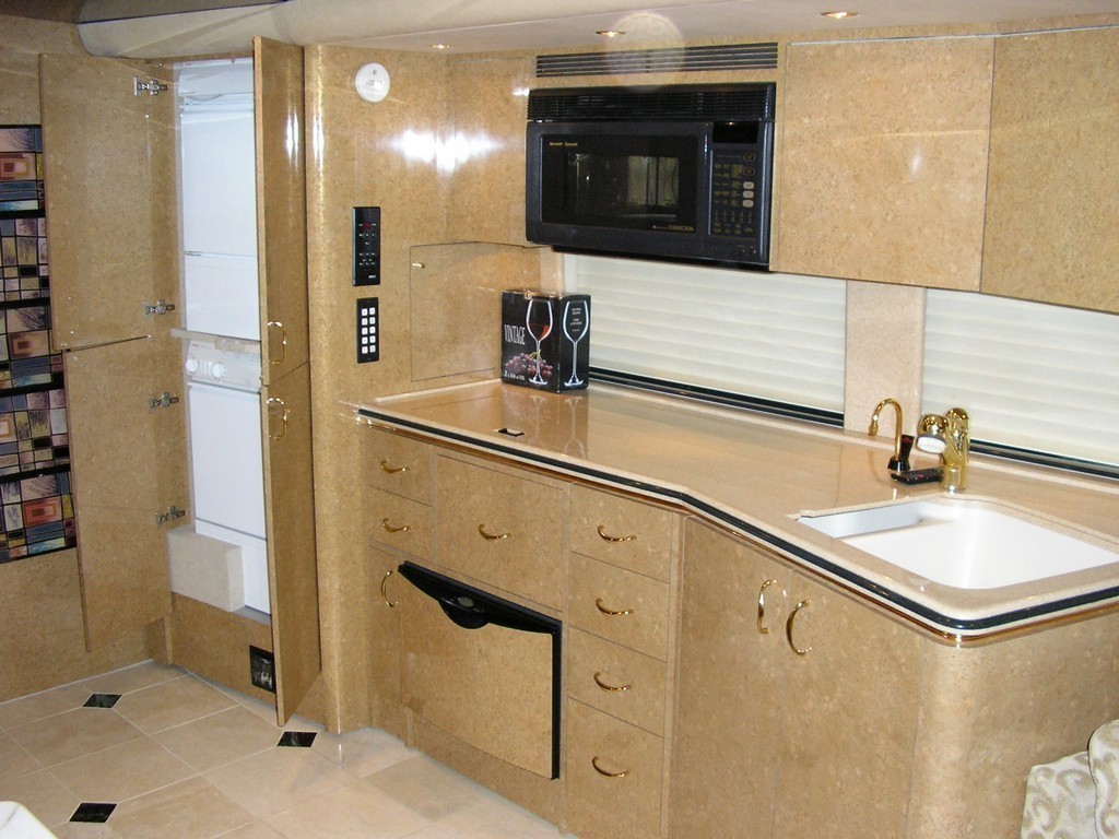 Dishwasher upgrade by Excalibur Coach - Upholstery - Prevost Motorhome - H3-45 - XL - XLII - Marathon - Country Coach