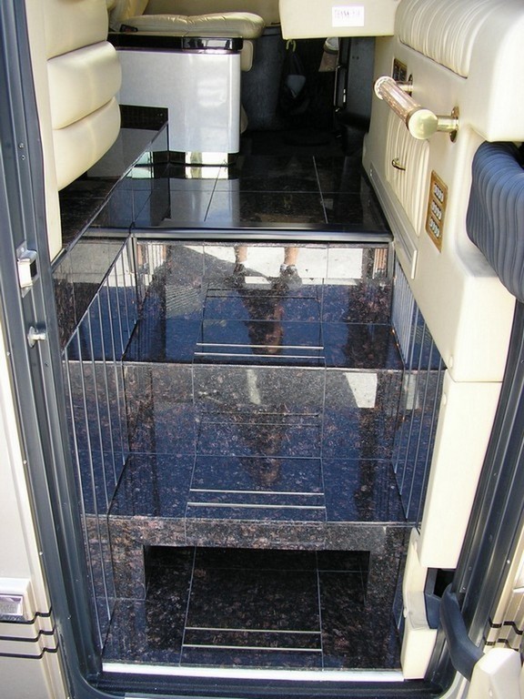 - New entry stairs by Excalibur Coach - Upholstery - Prevost Motorhome - H3-45 - XL - XLII - Marathon - Country Coach