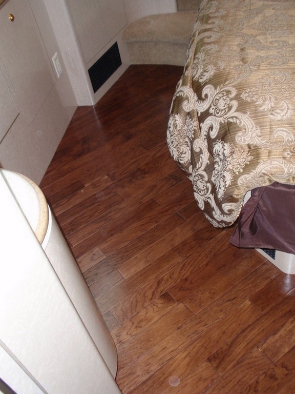 Prevost, XL, XLII, H3-45 - New Wood Floor in Bedroom by Excalibur Coach