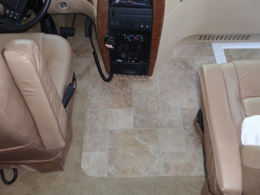 Monaco entrance before new flooring