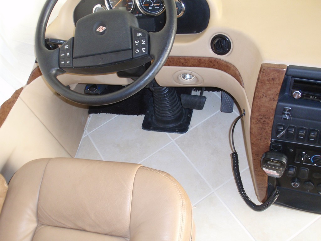 Prevost Monaco Driver side with new floor by Excalibur Coach - Prevost Motorhome H3-45 - XL - XLII - Entertainer - Class A