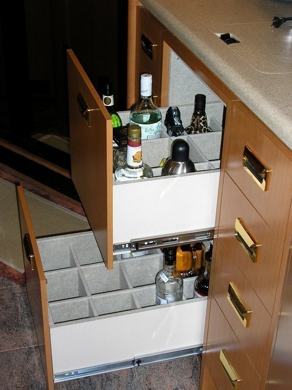 Prevost Motorhome Class A - New specialized interior cabinets by Excalibur Coach