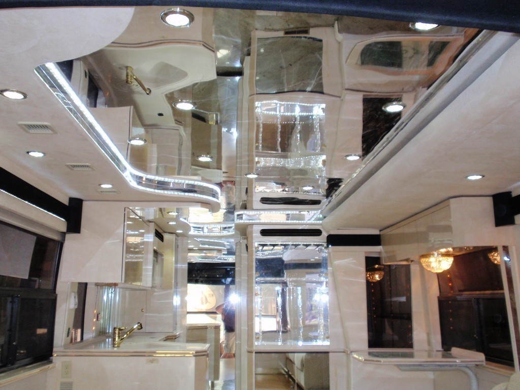 Prevost H3-45 Salon Cieling Repaired by Excalibur