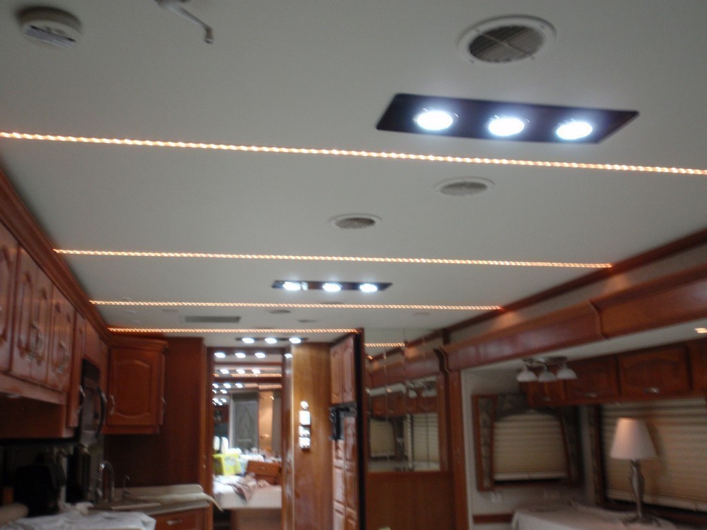 Prevost, XL, XLII, Motorhome, Class A, - New Ceiling Lights throughout by Excalibur Coach