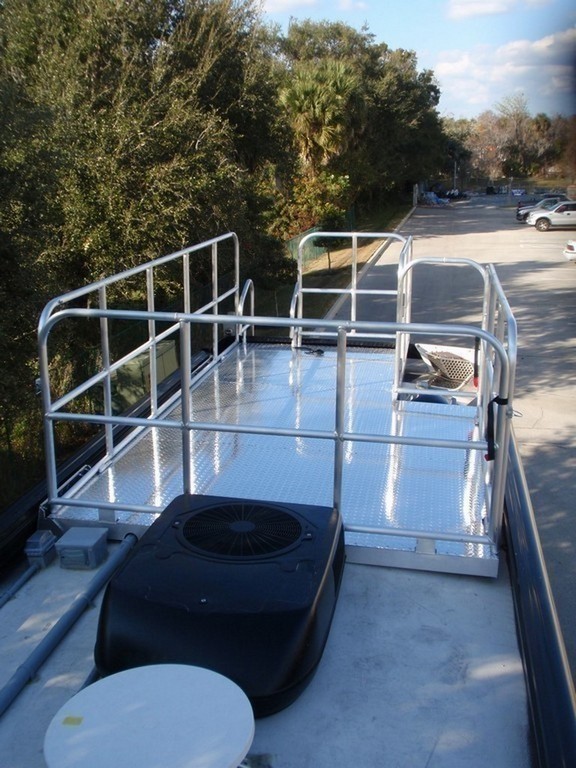Prevost, H3-45, Motorhome -Observation deck on coach by Excalibur Coach