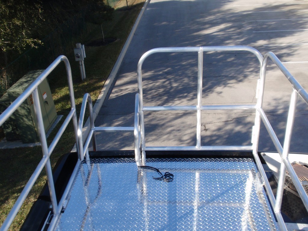 Prevost, H3-45, Motorhome -Observation deck to ladder on coach by Excalibur Coach