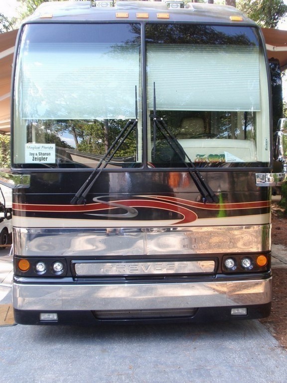 Prevost XL II Excalibur Headlight Upgrades