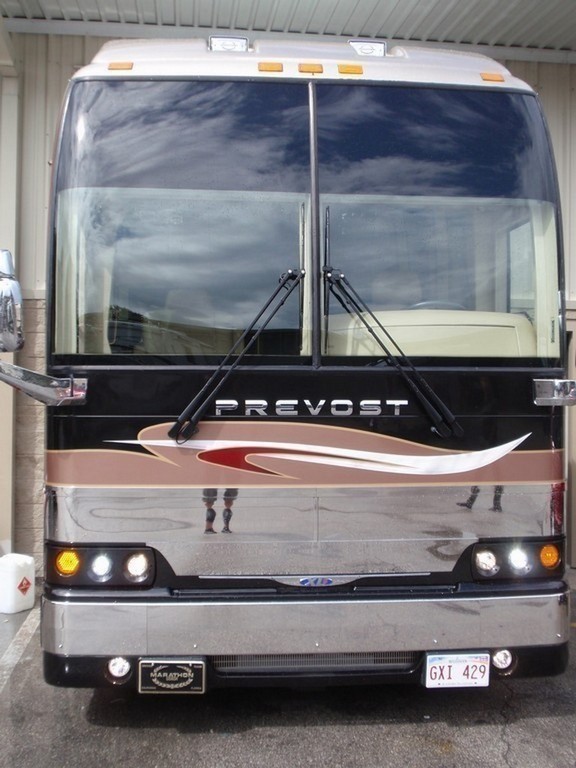 Prevost XL II Front Upgrade Excalibur Coach XL II Full Update Facelift