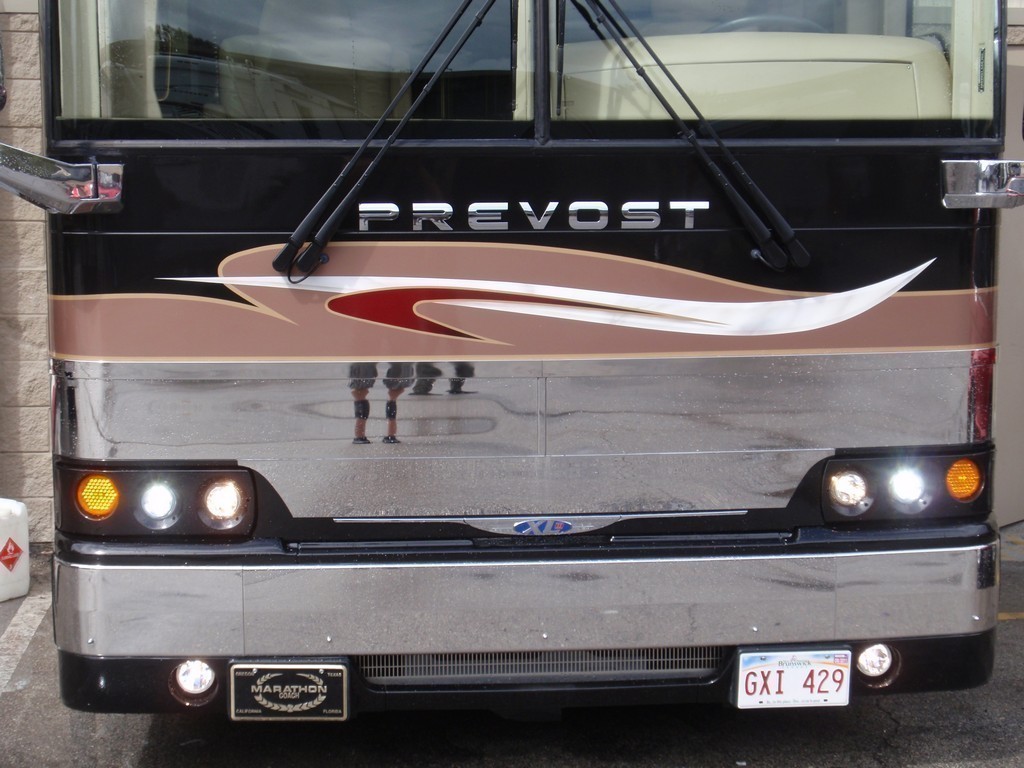 Prevost XL II Front Upgrade Excalibur Coach XL II Full Front Upgrade FaceLift