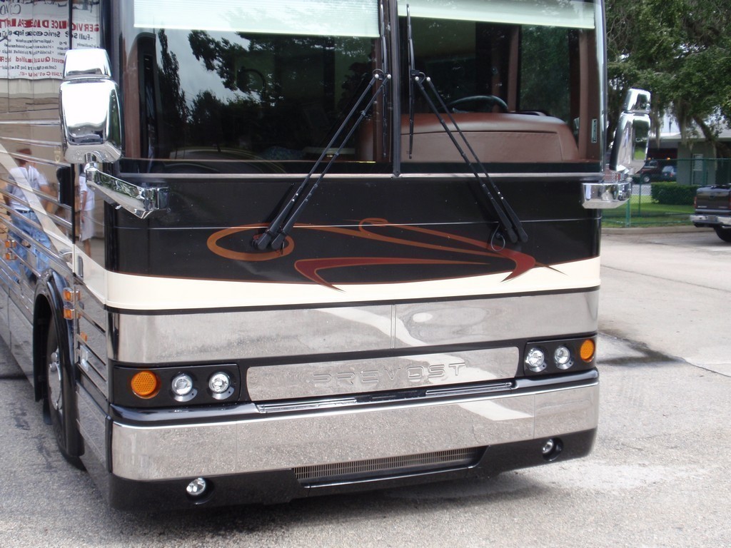 Prevost XL II Front Upgrade Facelift by Excalibur Coach