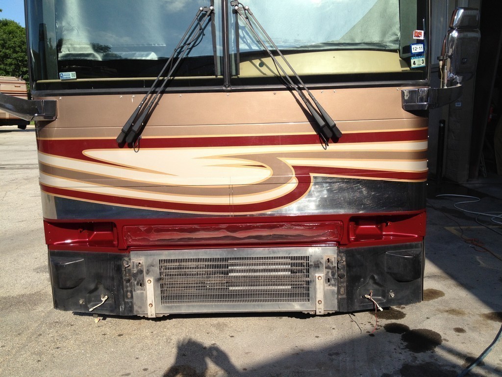 XL II Liberty Headlight during upgrade by Excalibur Coach