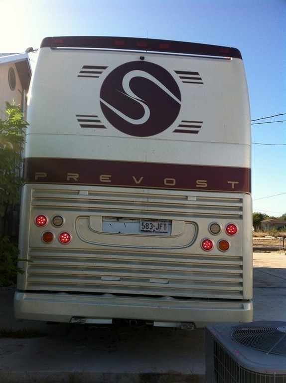 Prevost H3-45 2001 with 2004 rear upgraded by Excalibur Coach