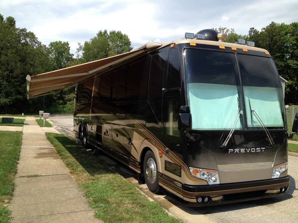 Prevost H3-45 After Fender Upgrades by Excalibur Coach