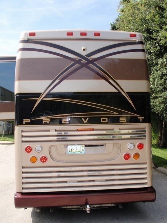 Prevost H3-45 Rear Face Lift by Excalibur Coach