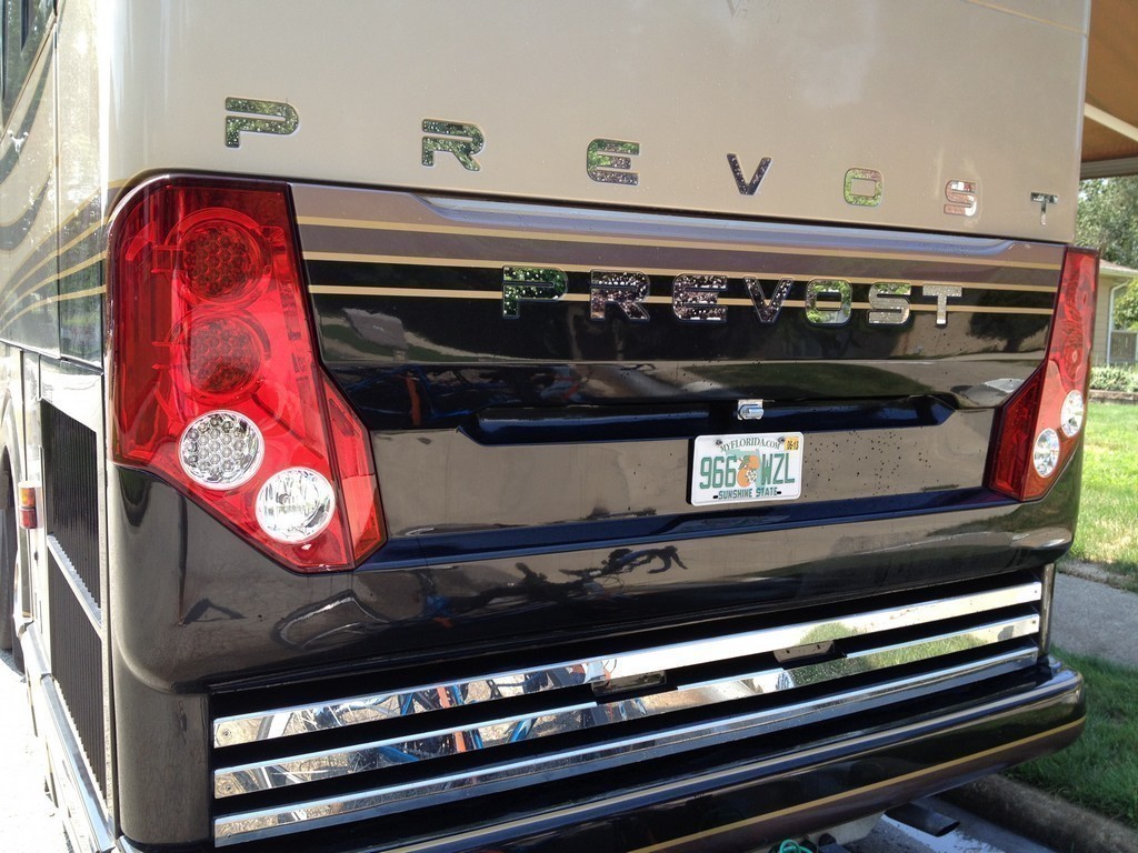 Prevost H3-45 2012 Engine door by Excalibur Coach