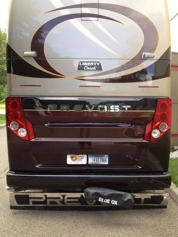Prevost H3-45 Rear Engine door upgrade by Excalibur Coach