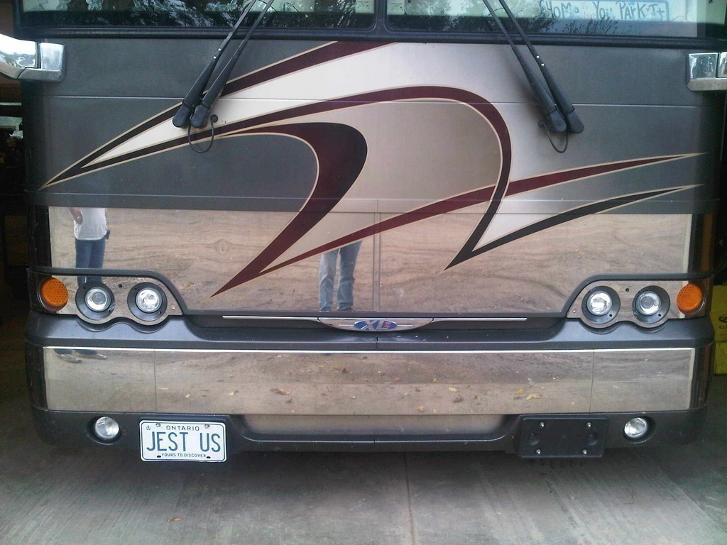 Prevost XL II Entertainer Coach after Excalibur Coach Facelift