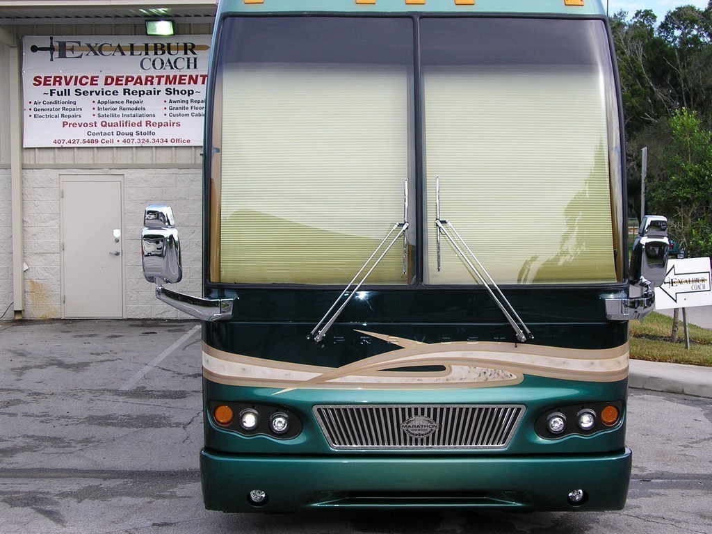 Prevost H3-45 Marathon Excalibur Coach Front upgrade completed