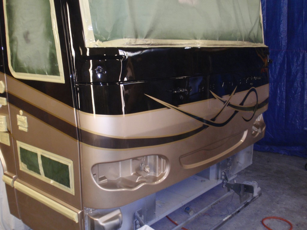 Prevost H3-45 Vogue Front Painted by Excalibur Coach