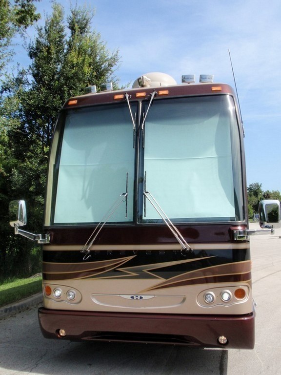 2000 Prevost H3-45 Royale After Excalibur Coach front facelift