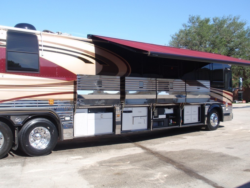 Prevost Bays Finished by Excalibur Coach Prevost Motorhome XL XLII H3