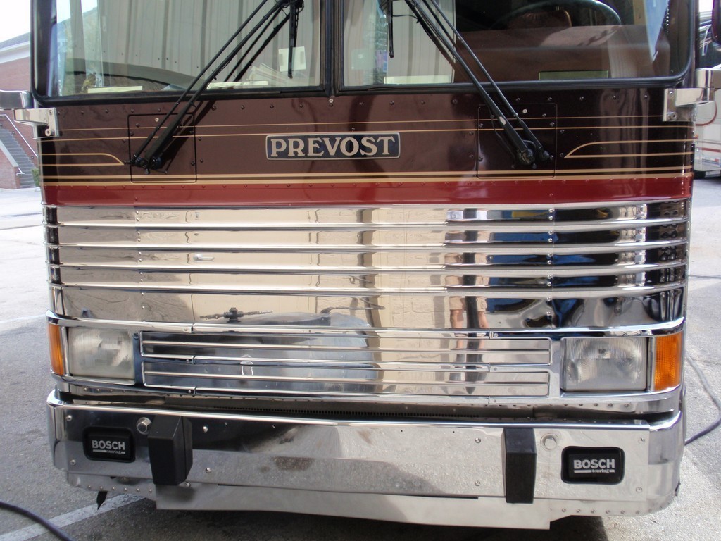 Prevost Xl Marathon Before Excalibur Coach Headlight Upgrade
