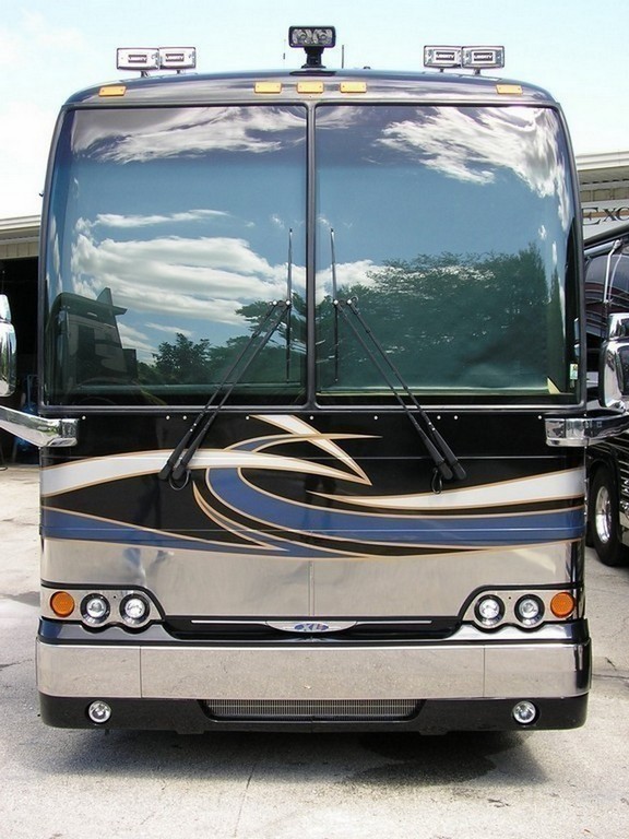 Prevost XL II Liberty After Excalibur Coach Facelift
