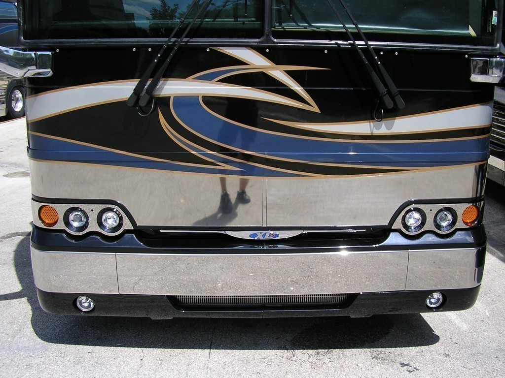 Prevost XL II Liberty After Excalibur Coach Facelift