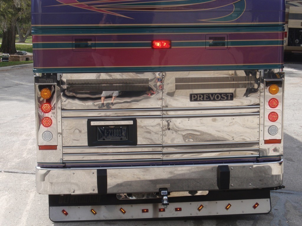 Prevost XL with Excalibur Coach New Tail Lights