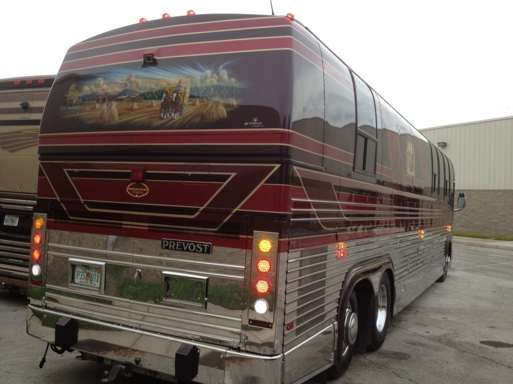 Prevost XL Entertainer Coach New tail lights by Excalibur Coach