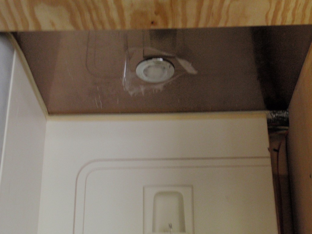Shower Cieling with Light