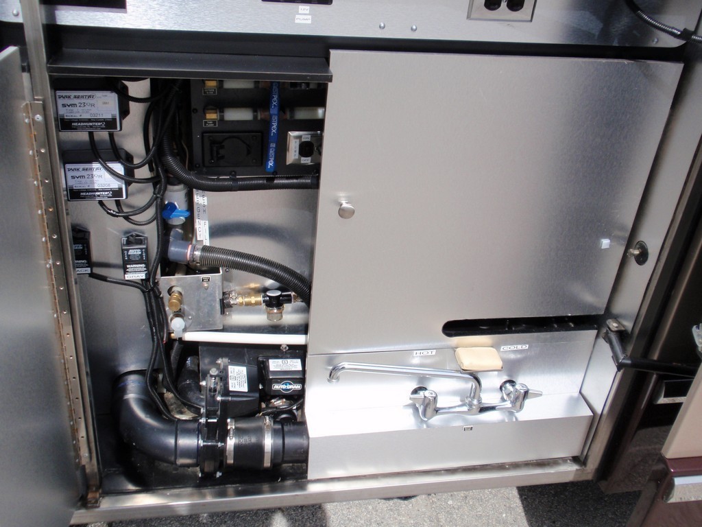 Water Bay Rebuilt Door Open