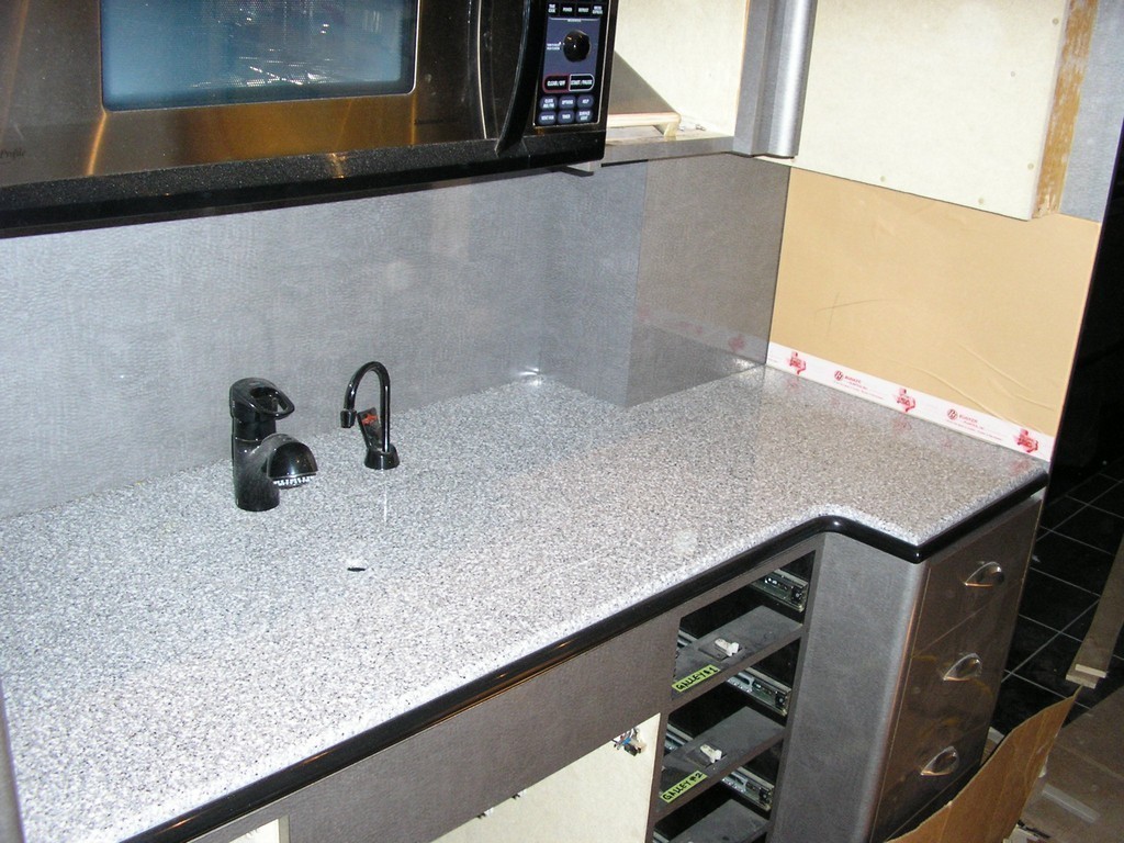 Galley Counter Rebuilt