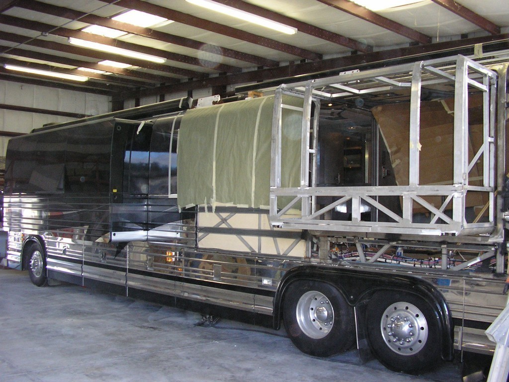 Driverside View Bed Slide Frame Done