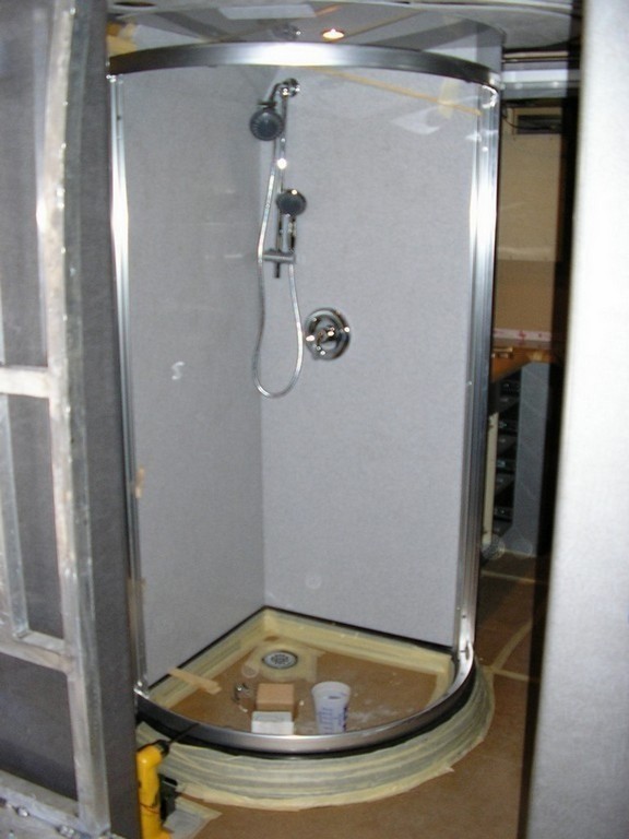 Shower Done Waiting for Glass