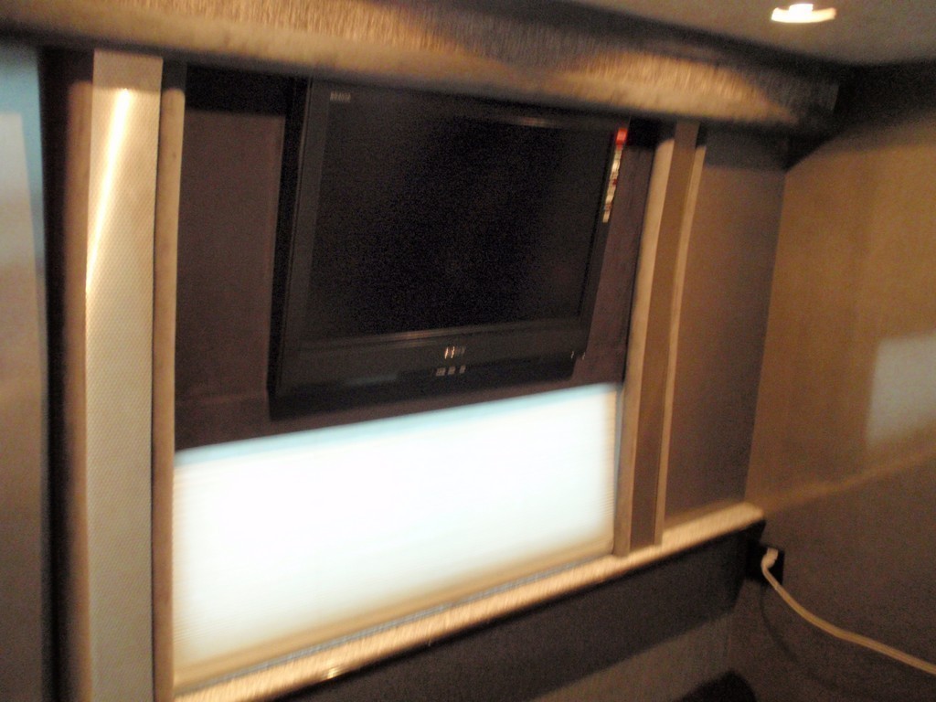 Bedroom Flat TV by Excalibur Coach - Prevost, XL, XLII, H3-45, Country Coach, Monaco, Marathon, Entertainer, Motorhome, Class A