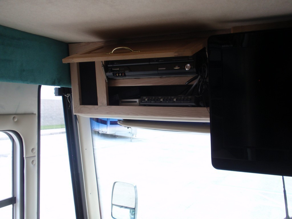 Prevost, XL, XLII, Country Coach, Motorhome, Class A - Driver side before custom cabinets by Excalibur Coach