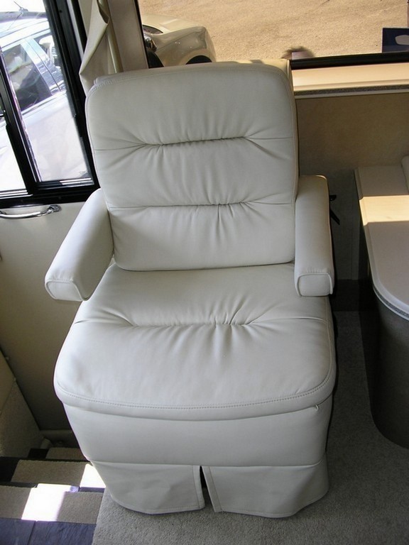 New Ultra Leather Co-Pilot Seat by Excalibur Coach - Prevost, XL, XLII, H3-45, Entertainer, Motorhome, Class A